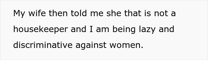 Woman Wants To Become A Stay-At-Home Mom, Husband Then Tells Her That She Would Have To Cover All The Housework While He Works, An Argument Ensues Woman Wants To Become A Stay-At-Home Mom, Husband Then Tells Her That She Would Have To Cover All The Housework While He Works, An Argument Ensues