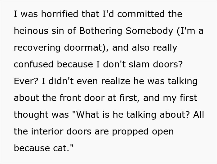 Neighbor 'Karen' keeps pestering this guy about them, 'slamming' their door, getting killed with petty revenge.