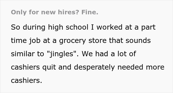 “Only For New Hires? Fine”: Manager Decides To Hire People At A Higher Rate Than Long-Standing Employees Earn, Gets A Dose Of Malicious Compliance “Only For New Hires? Fine”: Manager Decides To Hire People At A Higher Rate Than Long-Standing Employees Earn, Gets A Dose Of Malicious Compliance
