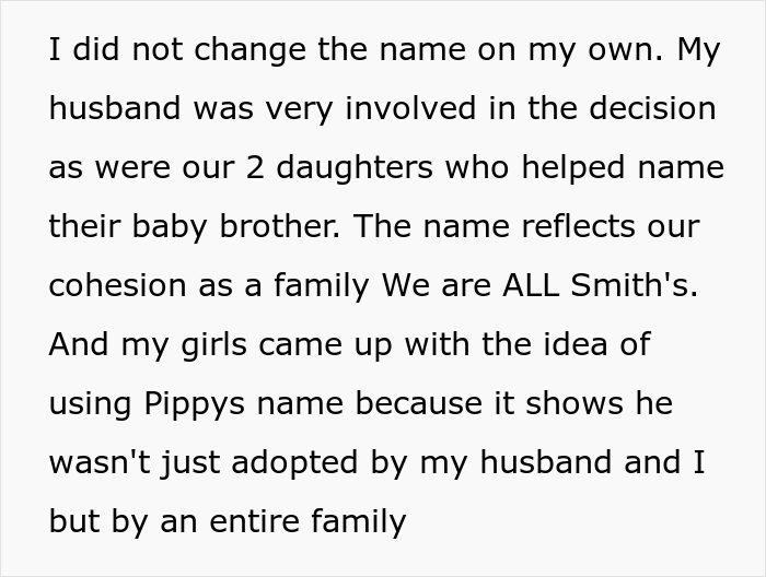 Woman Gets Harassed By Adoptive Child’s Family When She Changes His Name, Snaps Back By Telling Them The Name Wasn’t Appropriate