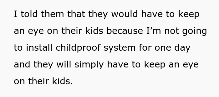 “They Will Simply Have To Keep An Eye On Their Kids”: Family Members Are Enraged At This Woman Who Refused To Childproof Her House For Their Kids “They Will Simply Have To Keep An Eye On Their Kids”: Family Members Are Enraged At This Woman Who Refused To Childproof Her House For Their Kids