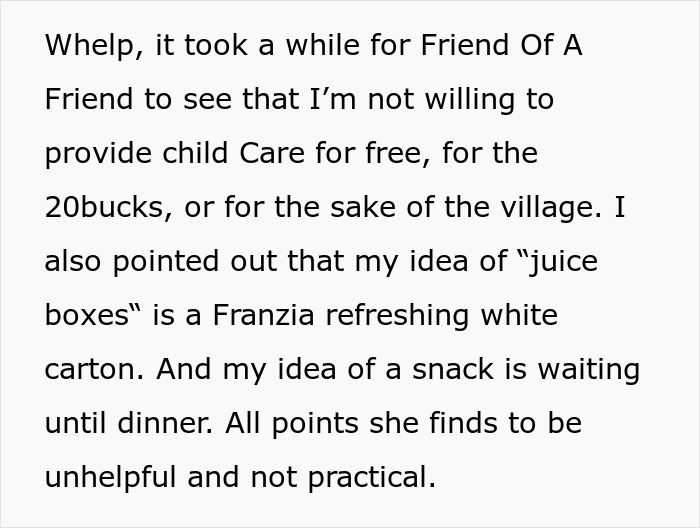 People Are Loving How This Childfree Woman Clapped Back At "Friend" After She Demanded She Pick Up Her Kids From Camp Every Day People Are Loving How This Childfree Woman Clapped Back At "Friend" After She Demanded She Pick Up Her Kids From Camp Every Day