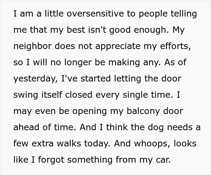 Neighbor ‘Karen’ Keeps Nagging This Person About Them ‘Slamming’ Their Door, Gets Struck With Petty Revenge Neighbor ‘Karen’ Keeps Nagging This Person About Them ‘Slamming’ Their Door, Gets Struck With Petty Revenge