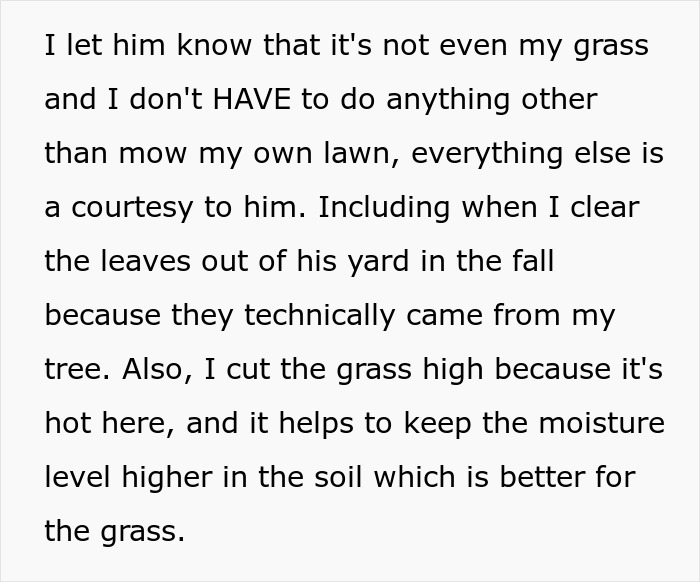 ‘Karen’ Neighbor Complains About How This Guy Doesn’t Mow Their Lawn ‘Properly’, Ends Up Regretting It ‘Karen’ Neighbor Complains About How This Guy Doesn’t Mow Their Lawn ‘Properly’, Ends Up Regretting It