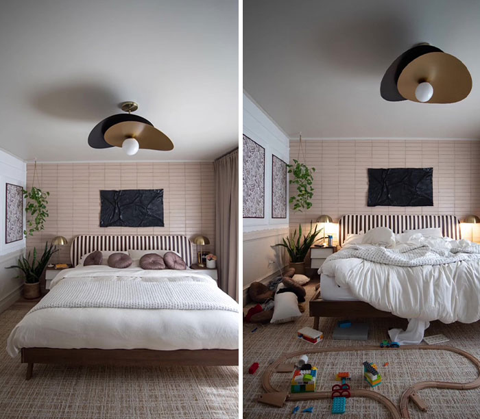 5 Side-By Side Photos Showing The Reality Behind This DIY Home Designer’s Aesthetic Videos 5 Side-By Side Photos Showing The Reality Behind This DIY Home Designer’s Aesthetic Videos