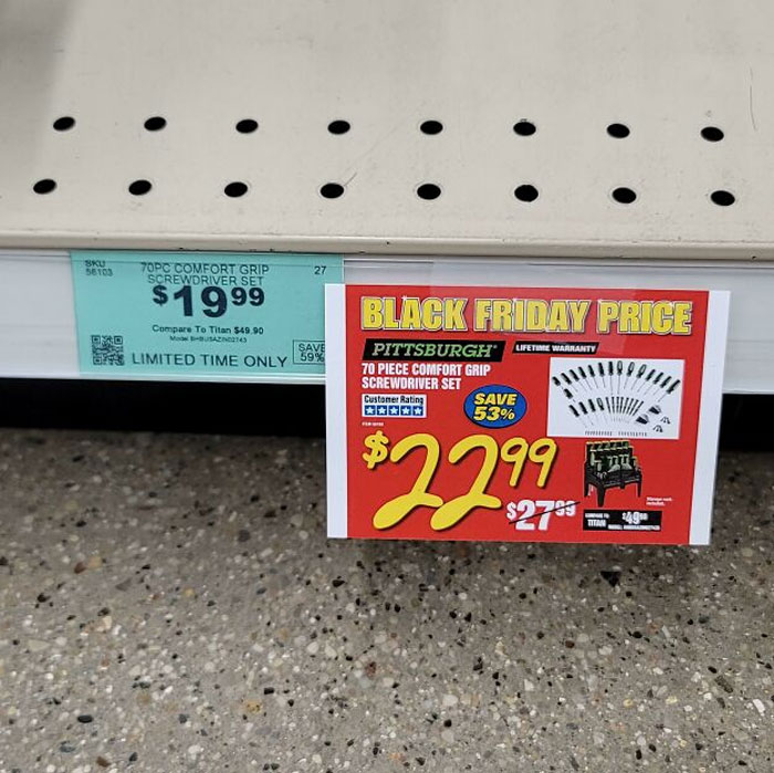 There Was An Attempt To Have A Black Friday Sale