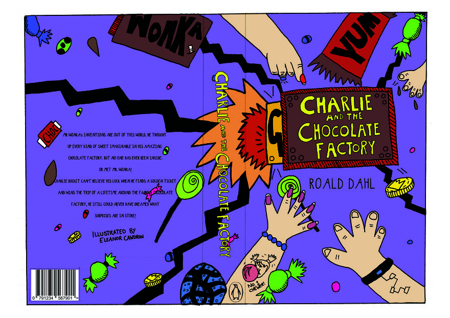 I Redesigned A Series Of Children's Book Covers And Endpapers Using My Whimsical Style (8 Pics)