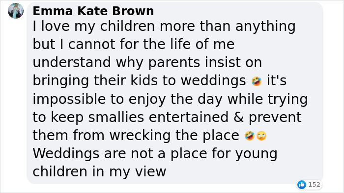 "I Strictly Said No Kids": Wedding Guest Ignores No Kids Rule, Is Offended When She's Kicked Out "I Strictly Said No Kids": Wedding Guest Ignores No Kids Rule, Is Offended When She's Kicked Out
