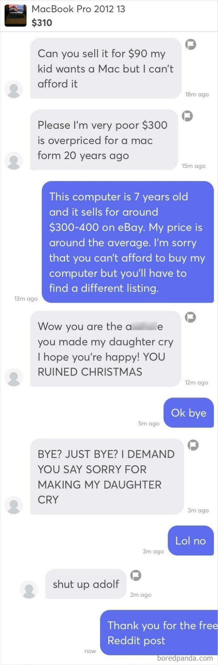 Apparently I Ruined Someone’s Christmas?