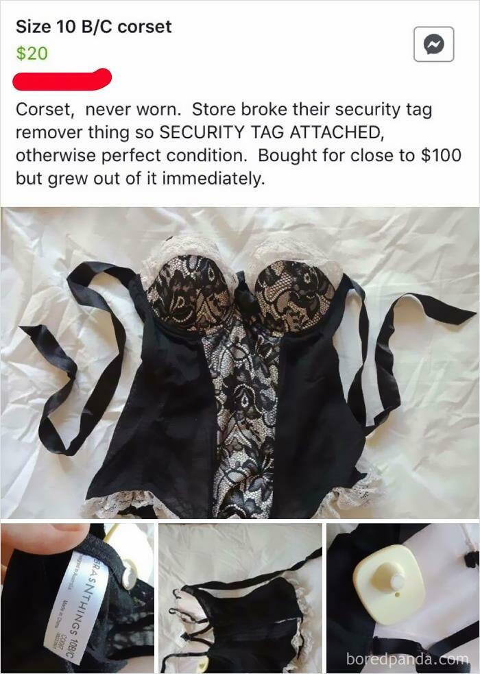 This Person Selling Not-At-All Stolen Lingerie
