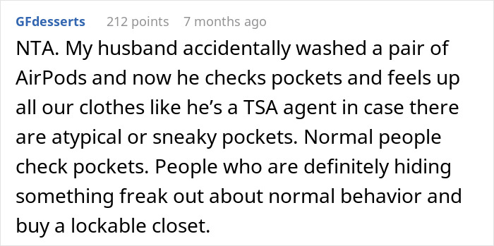“I Was Genuinely Dumbfounded”: Wife Wonders If She Invaded Her Husband’s Privacy By Emptying His Pants Pockets Before Washing Them