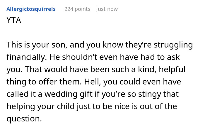 “[Am I The Jerk] For Asking My Son And His STBW To Pay To Spend Their Honeymoon In My Winter Cabin?”