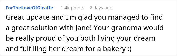 Woman The Only One Who Bothered To Learn Grandma’s Secret Cake Recipe, Gets Called Out By Family As A Sellout After Going Commercial