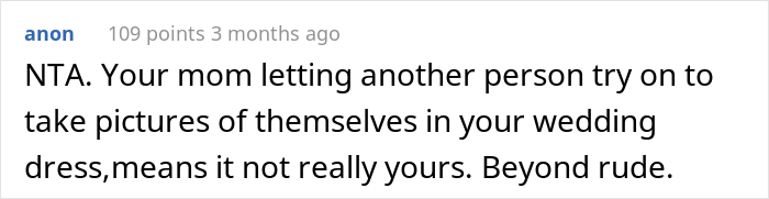 Woman Gets Called A “Psycho” For Uninviting Her SIL From Her Wedding As She Tried On Her Wedding Dress And Accidentally Ruined It