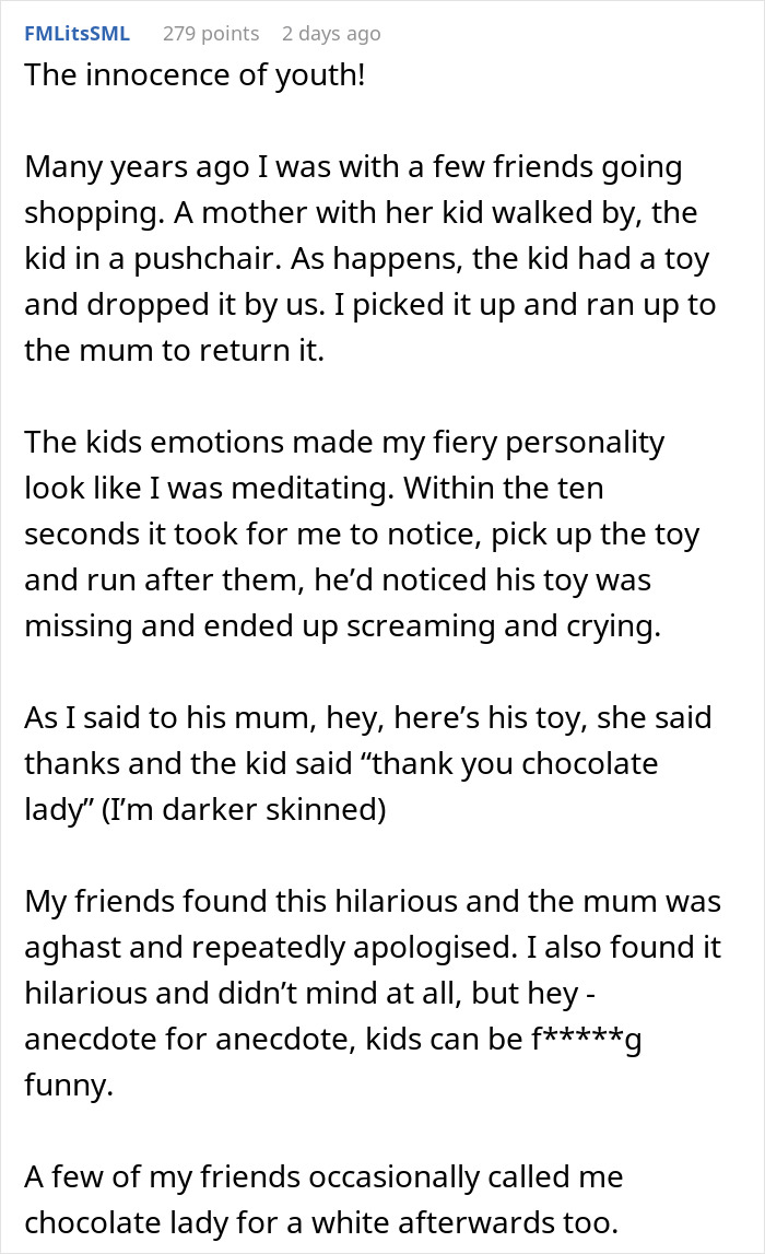 Mom Attempts To Lecture Her Kid By Using A Person With Dwarfism As A Threat, It Backfires When The Person Speaks Up Mom Attempts To Lecture Her Kid By Using A Person With Dwarfism As A Threat, It Backfires When The Person Speaks Up