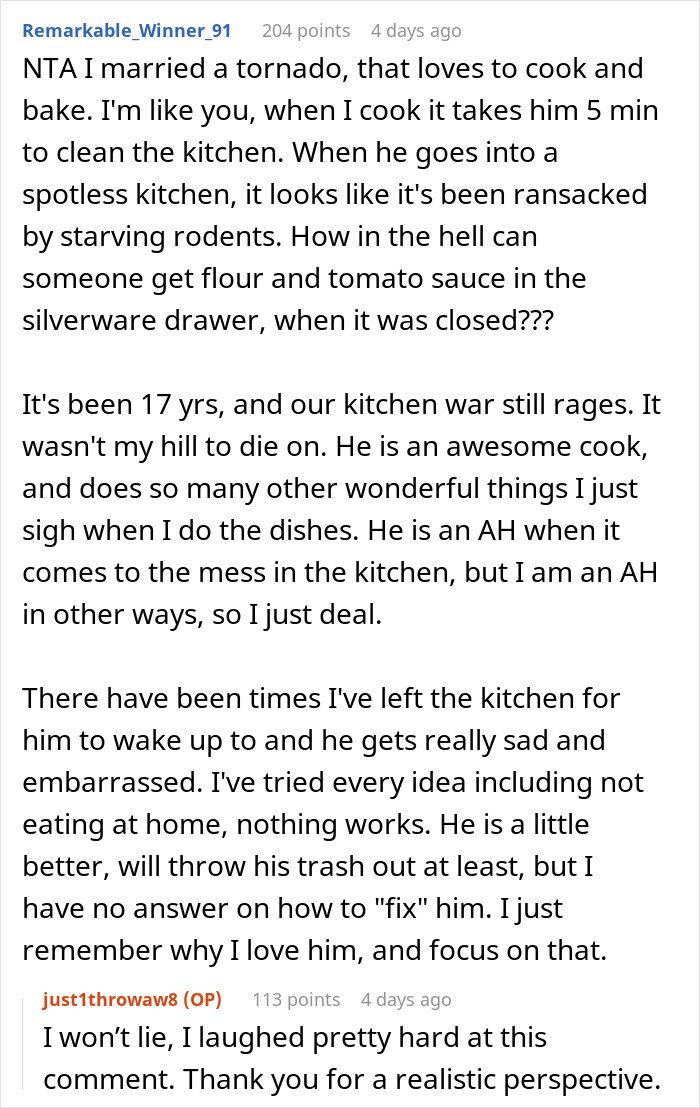 Husband Thinks His Wife’s Being Unreasonable When She Blames Him For The Mess In The Kitchen, She Then Shows Him The Proof Husband Thinks His Wife’s Being Unreasonable When She Blames Him For The Mess In The Kitchen, She Then Shows Him The Proof