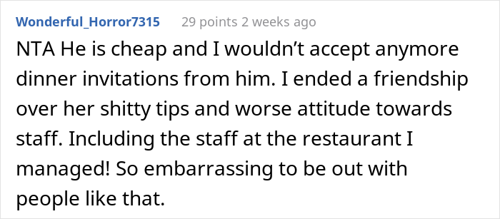 Man Blows Up After His In-Law Secretly Tips And ‘Embarrasses’ Him At A Restaurant, Family Drama Ensues