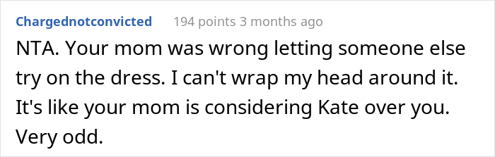 Woman Gets Called A “Psycho” For Uninviting Her SIL From Her Wedding As She Tried On Her Wedding Dress And Accidentally Ruined It