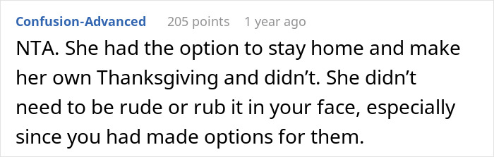 Mom “Publicly Embarrasses” Rude Vegan Daughter-In-Law At Thanksgiving Mom “Publicly Embarrasses” Rude Vegan Daughter-In-Law At Thanksgiving