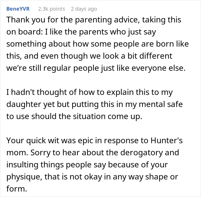 Mom Attempts To Lecture Her Kid By Using A Person With Dwarfism As A Threat, It Backfires When The Person Speaks Up