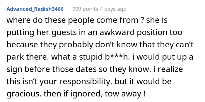 Karen Leaves A Note Saying That Her Guests Will Park In This Woman's Driveway, But She's Not Having It Karen Leaves A Note Saying That Her Guests Will Park In This Woman's Driveway, But She's Not Having It