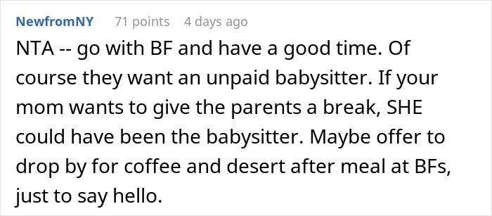 Woman Is Sick Of Having To Watch Her Cousins’ Children At Thanksgiving Gatherings, Decides To Spend It At Her Boyfriend’s Woman Is Sick Of Having To Watch Her Cousins’ Children At Thanksgiving Gatherings, Decides To Spend It At Her Boyfriend’s