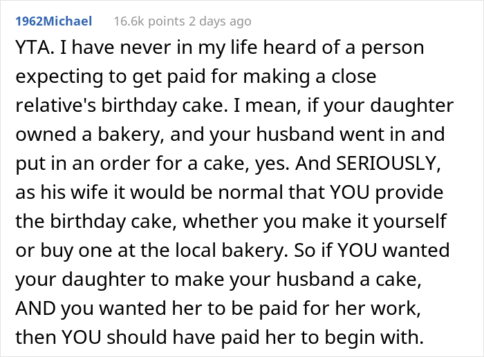 Man Refuses To Pay His Stepdaughter For The Cake She Baked For His Birthday, Family Drama Ensues