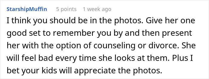 “When People Ask Why I’m Not In Our Family Pictures, I’m Going To Tell Them The Truth” “When People Ask Why I’m Not In Our Family Pictures, I’m Going To Tell Them The Truth”