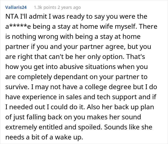 Daughter Reveals That Her Only Plan Is To Become A Stay-At-Home Mom And To Live With Parents Until Then, Her Mom Has None Of It Daughter Reveals That Her Only Plan Is To Become A Stay-At-Home Mom And To Live With Parents Until Then, Her Mom Has None Of It
