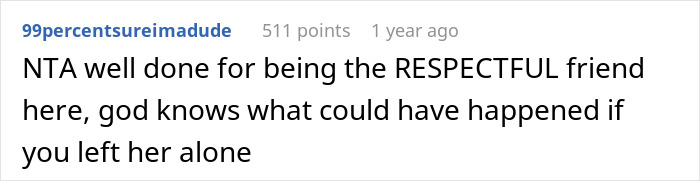 Guy Is Told Off By His Friend For Taking His Drunk Fiancée Home Instead Of Calling An Uber For Her Guy Is Told Off By His Friend For Taking His Drunk Fiancée Home Instead Of Calling An Uber For Her