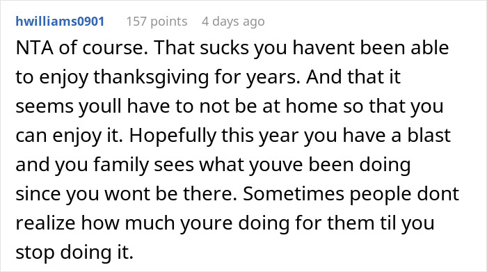 Woman Is Sick Of Having To Watch Her Cousins’ Children At Thanksgiving Gatherings, Decides To Spend It At Her Boyfriend’s Woman Is Sick Of Having To Watch Her Cousins’ Children At Thanksgiving Gatherings, Decides To Spend It At Her Boyfriend’s