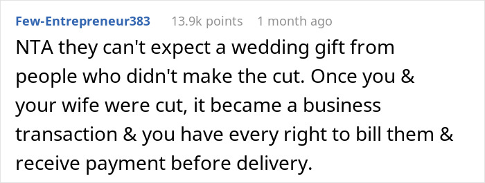 “We’ve Spent Close To $2,000 On All The Materials”: Relatives Invoice Bride After Finding Out They Weren’t Invited To The Wedding “We’ve Spent Close To $2,000 On All The Materials”: Relatives Invoice Bride After Finding Out They Weren’t Invited To The Wedding