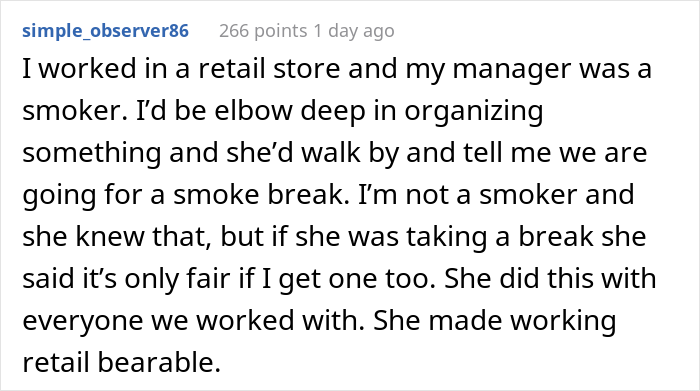 The Internet Applauds This Non-Smoker For Winning An Extra Break By 'Technically' Smoking The Internet Applauds This Non-Smoker For Winning An Extra Break By 'Technically' Smoking