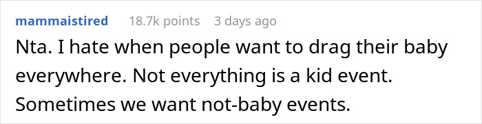 New Mom Snaps After Being Told Not To Bring Her 5-Month-Old To A Work Outing New Mom Snaps After Being Told Not To Bring Her 5-Month-Old To A Work Outing
