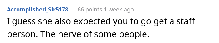 "I'm Going To Report You To A Manager!": 'Old White Lady' Mistakes Customer For An Employee, Gets Mocked Instead "I'm Going To Report You To A Manager!": 'Old White Lady' Mistakes Customer For An Employee, Gets Mocked Instead