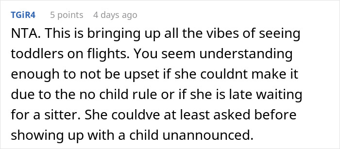 "I Strictly Said No Kids": Wedding Guest Ignores No Kids Rule, Is Offended When She's Kicked Out "I Strictly Said No Kids": Wedding Guest Ignores No Kids Rule, Is Offended When She's Kicked Out