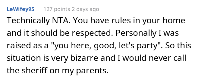 Manipulative In-Laws Refuse To Leave After Showing Up Uninvited, Their Son Doesn't Give In And Gets The Police To Remove Them From The Property Manipulative In-Laws Refuse To Leave After Showing Up Uninvited, Their Son Doesn't Give In And Gets The Police To Remove Them From The Property