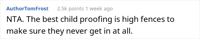 “They Will Simply Have To Keep An Eye On Their Kids”: Family Members Are Enraged At This Woman Who Refused To Childproof Her House For Their Kids “They Will Simply Have To Keep An Eye On Their Kids”: Family Members Are Enraged At This Woman Who Refused To Childproof Her House For Their Kids
