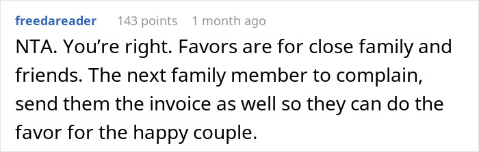 “We’ve Spent Close To $2,000 On All The Materials”: Relatives Invoice Bride After Finding Out They Weren’t Invited To The Wedding “We’ve Spent Close To $2,000 On All The Materials”: Relatives Invoice Bride After Finding Out They Weren’t Invited To The Wedding