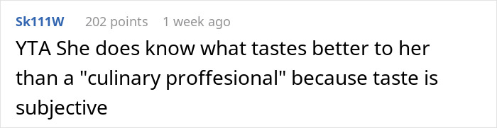 Guy Is Fed Up With Girlfriend's Cooking Because She Puts Her Own Twist On Recipes, Asks For Support Online But Receives A Reality Check Guy Is Fed Up With Girlfriend's Cooking Because She Puts Her Own Twist On Recipes, Asks For Support Online But Receives A Reality Check