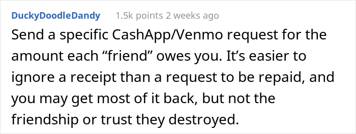 Friends Bail From Restaurant Before Check Arrives And Refuse To Pay This Woman Back For It, She Complains To The Birthday Girl's Mother Friends Bail From Restaurant Before Check Arrives And Refuse To Pay This Woman Back For It, She Complains To The Birthday Girl's Mother