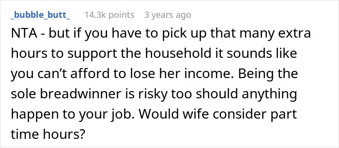 Woman Wants To Become A Stay-At-Home Mom, Husband Then Tells Her That She Would Have To Cover All The Housework While He Works, An Argument Ensues 