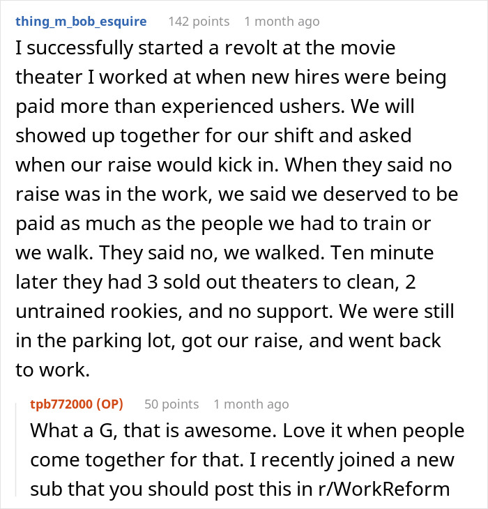 “Only For New Hires? Fine”: Manager Decides To Hire People At A Higher Rate Than Long-Standing Employees Earn, Gets A Dose Of Malicious Compliance “Only For New Hires? Fine”: Manager Decides To Hire People At A Higher Rate Than Long-Standing Employees Earn, Gets A Dose Of Malicious Compliance