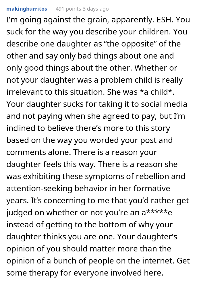 "Kate Was Absolutely Terrible In Her Teenager Years": Dad Doesn't Pay For His 23 Y.O. Daughter’s Plane Ticket But Covers The Younger Daughter’s Ticket "Kate Was Absolutely Terrible In Her Teenager Years": Dad Doesn't Pay For His 23 Y.O. Daughter’s Plane Ticket But Covers The Younger Daughter’s Ticket