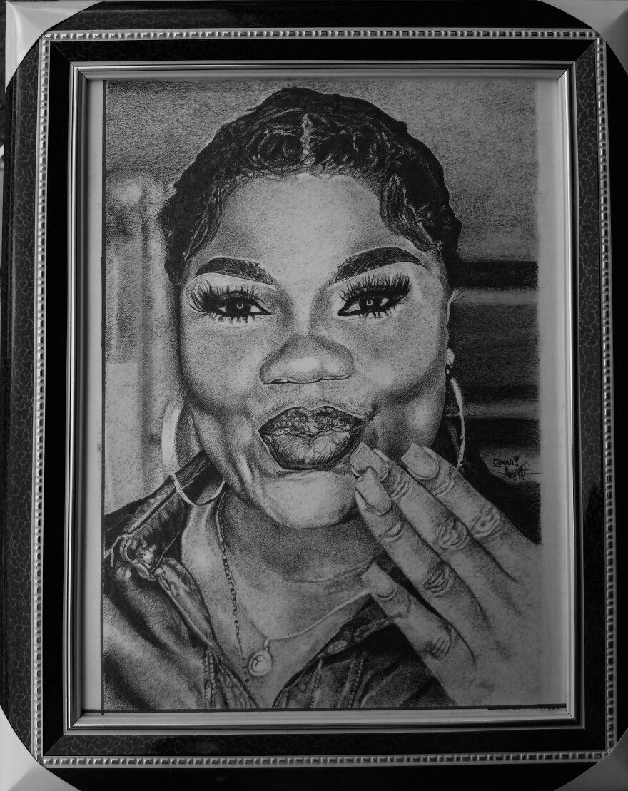 I Made This Using A Black Ballpoint Pen, Spent 90hrs Making This Beautiful Portraits. I Made This Using A Black Ballpoint Pen, Spent 90hrs Making This Beautiful Portraits.