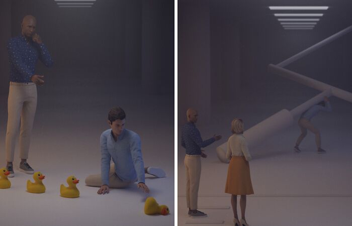 14 Office 3D Renders Illustrating The Absurdity Of Office Speak