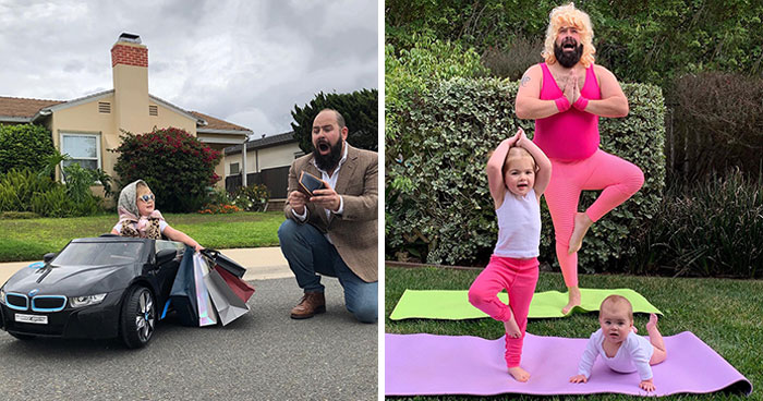 Dad Takes Hilarious Pics With His Daughters In Costumes And They’re Just Too Adorable (40 New Pics)