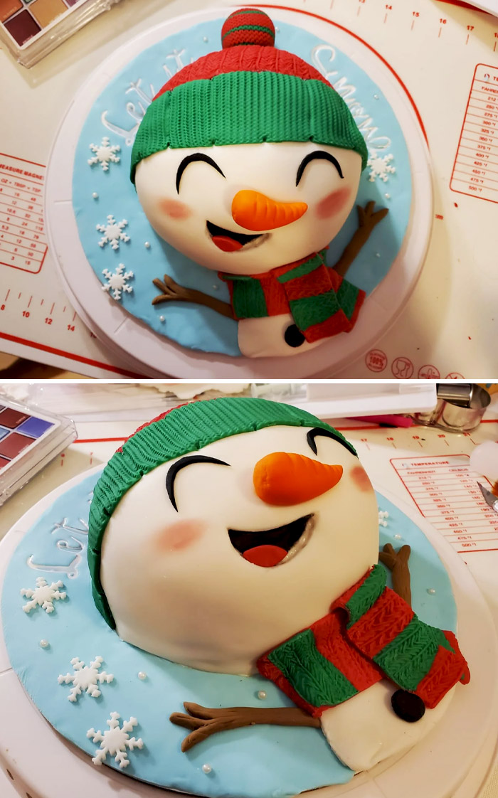 First Proper Attempt At Decorating A Cake