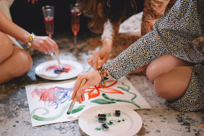 Go To A Paint-And-Sip Event