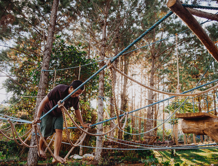 Do A Team-Building Ropes Course